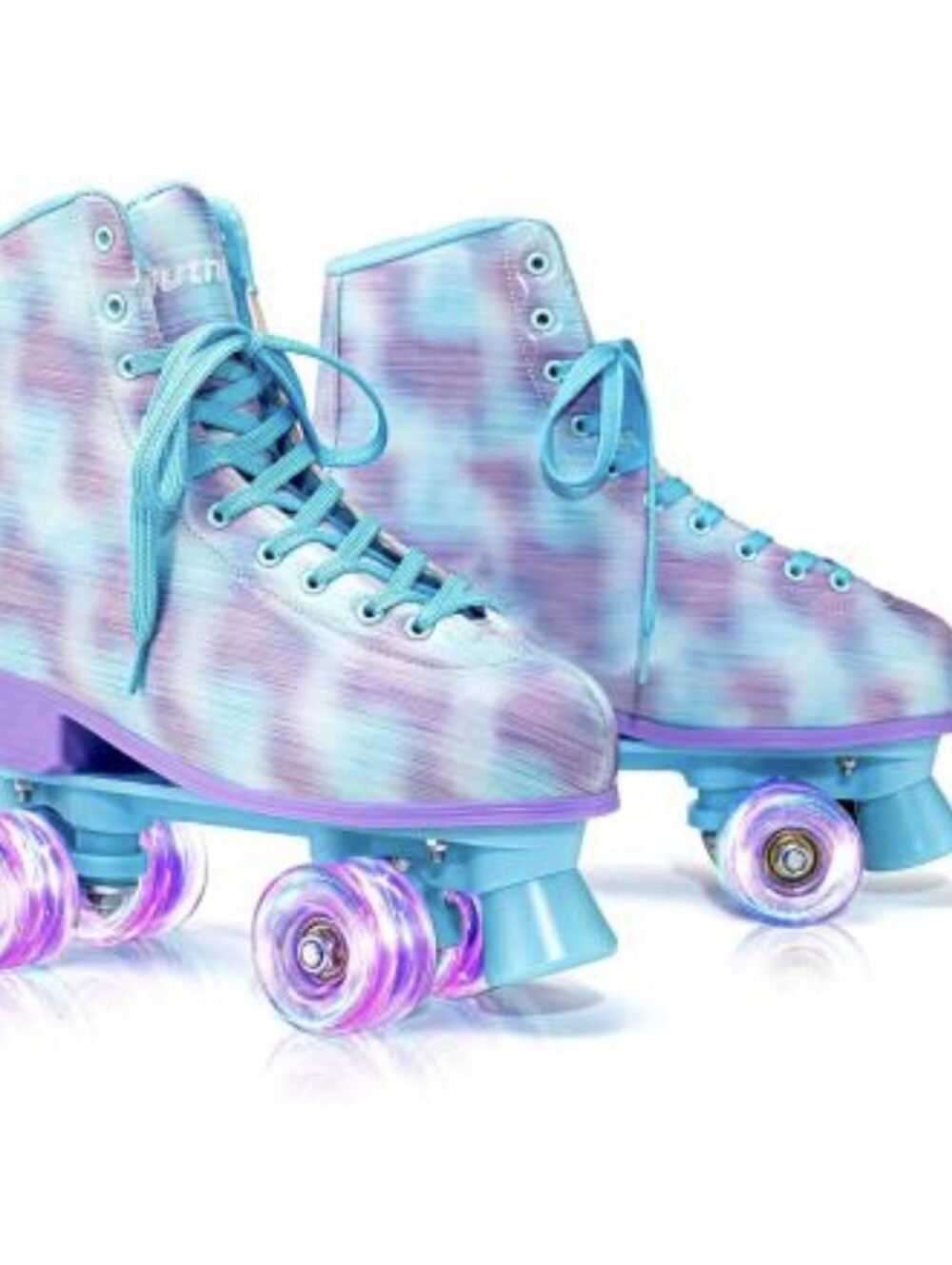 Ruthfot Roller Skates for Women and Girls with Double-Row Four Light up Wheels 8